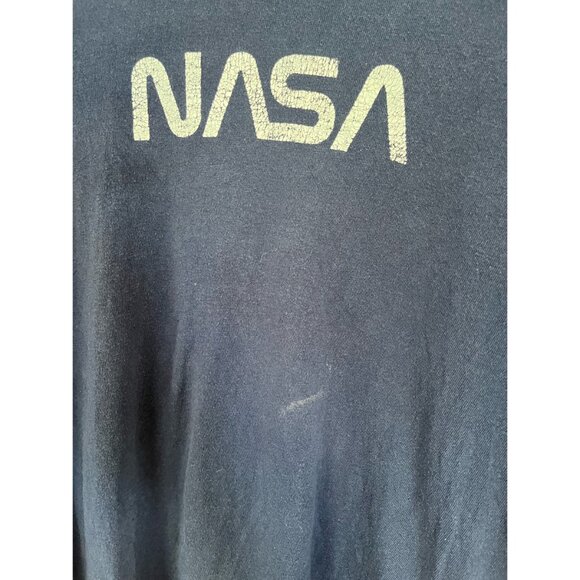 Vintage 90s NASA navy blue Streetwear shirt - Picture 4 of 6